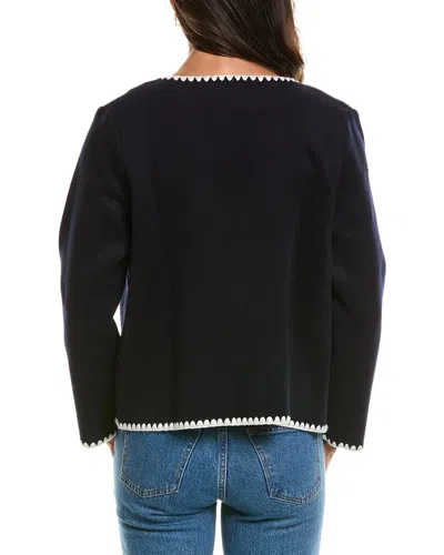 Duffield Lane Jenny Wool-blend Jacket In Multi