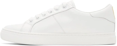 Shop Marc Jacobs White Empire Toast Trainers