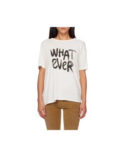R13 Whatever 13 Printed Cotton And Cashmere-blend Jersey T-shirt In White
