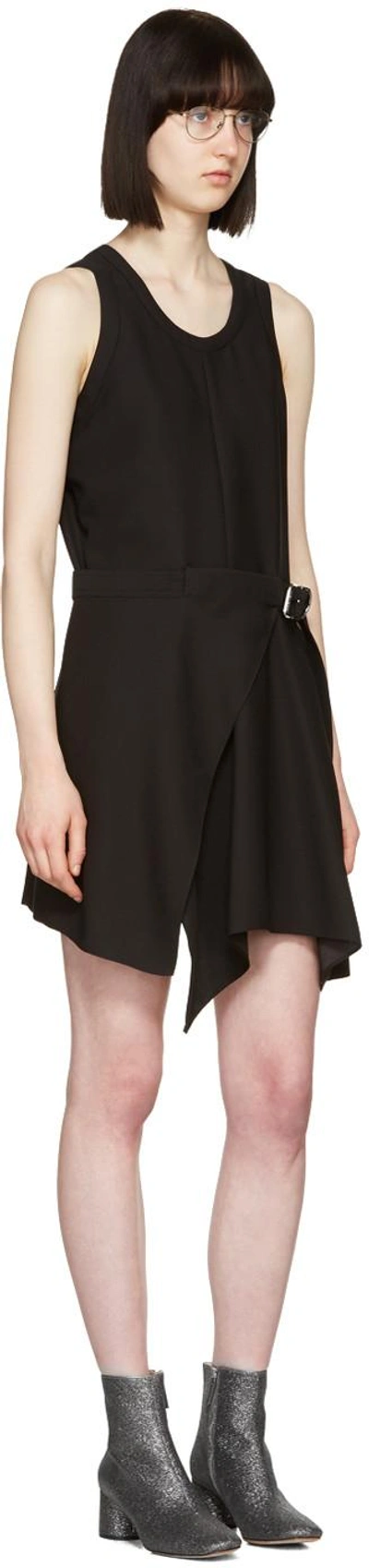 Shop Carven Black Buckle Dress