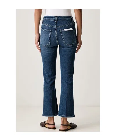 Frame Flared Jeans In Brown