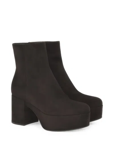 Gianvito Rossi Sally Platform Ankle Boots In Brown