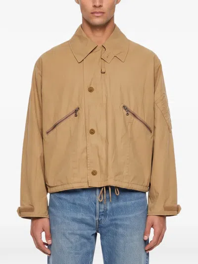 Levi's Blue Tab Pilot Jacket In Brown
