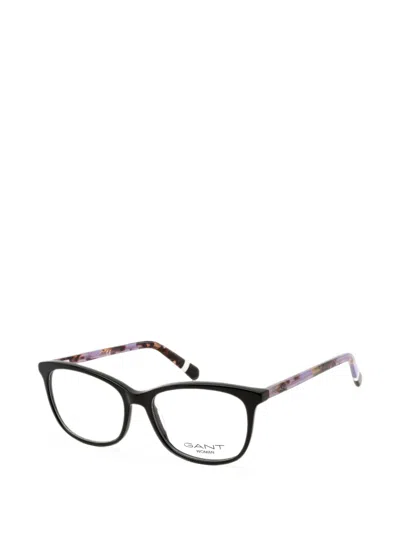 Gant Rectangle-frame Glasses In Black