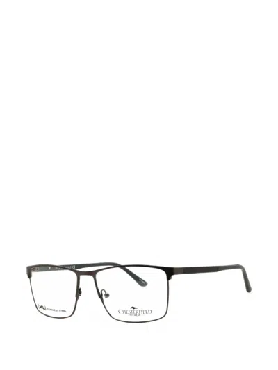 Chesterfield Rectangle-frame Glasses In Gold
