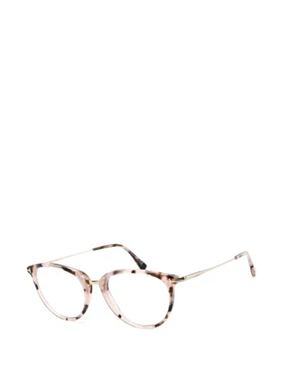 Tom Ford Round-frame Glasses In Multi