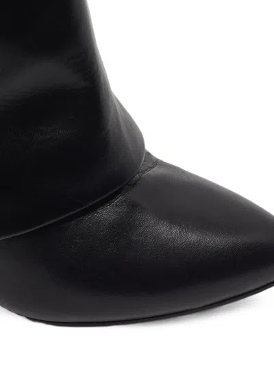 Pre-owned Givenchy Shark Lock Ankle Boots In Black