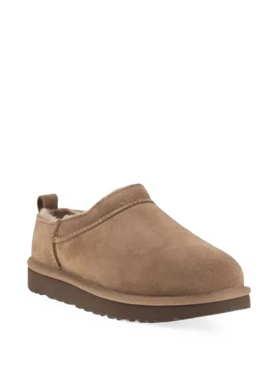 Ugg Classic Micro Suede Sheepskin Boots In Brown