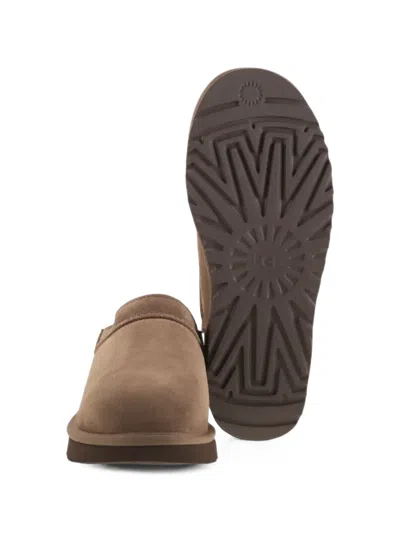 Ugg Classic Micro Suede Sheepskin Boots In Brown