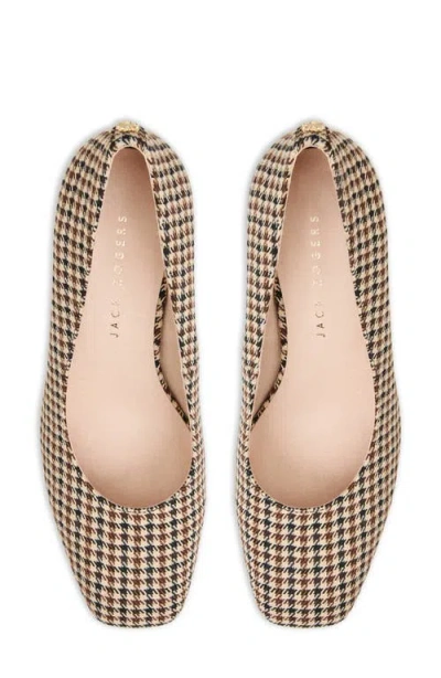 Jack Rogers Lenora Houndstooth Pump In Multi