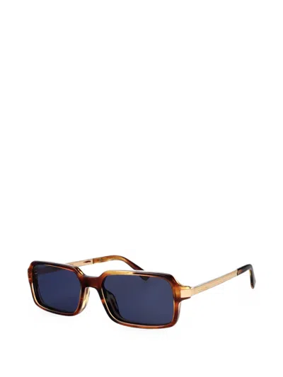 Dsquared2 Rectangle-frame Sunglasses In Brown