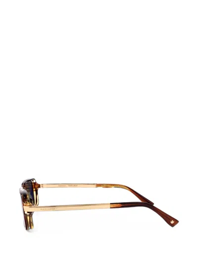 Dsquared2 Rectangle-frame Sunglasses In Brown