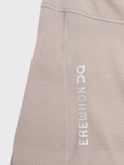 On X Erewh Logo-print Compressi Shorts In Neutral