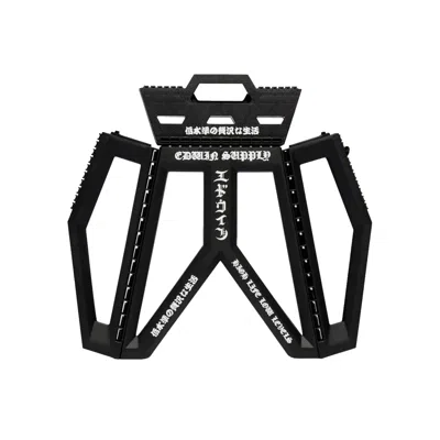 Edwin Folding Stool In Black