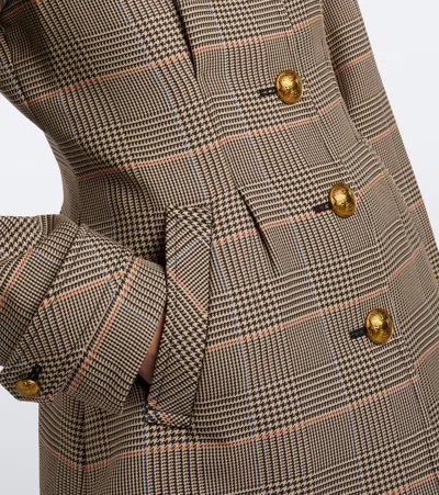 Veronica Beard Severine Prince Of Wales Check Jacket In Multicoloured