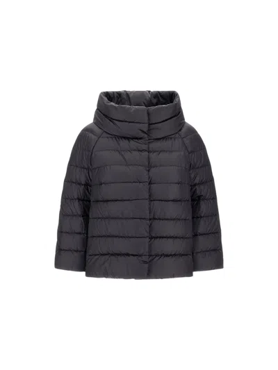 Herno Sofia Quilted Jacket In Black