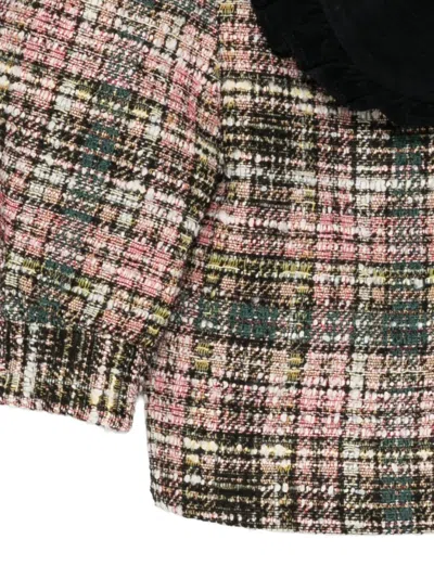 Shushu-tong Patchwork Ruffled-collar Jacket In Multi