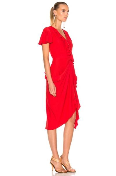 Shop Altuzarra Mesilla Dress In Red