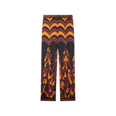 Pucci Baiadera Print Silk Pants In Multi