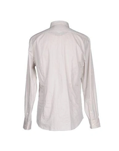 Shop John Varvatos Checked Shirt In Light Grey