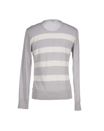 Shop John Varvatos Sweater In Light Grey