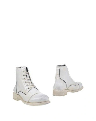 John Varvatos Ankle Boots In White