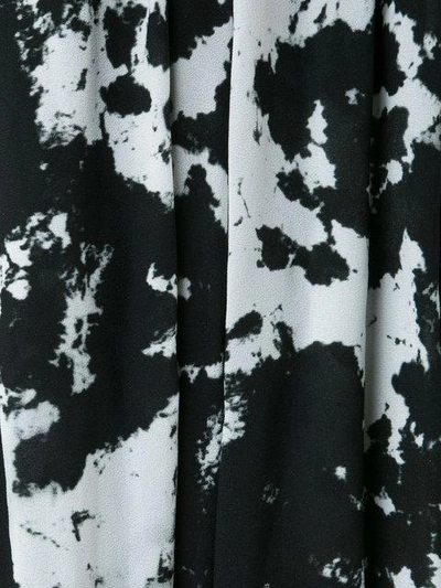 Shop Victor Alfaro Tie Dye Maxi Dress In Black
