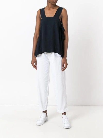 Shop Société Anonyme 'summer Jap Boy' Trousers In White