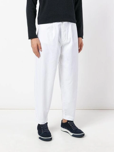 Shop Société Anonyme 'summer Jap Boy' Trousers In White