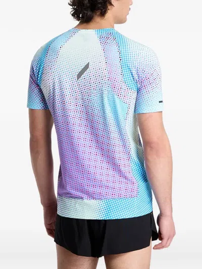 Soar Tech Printed T-shirt In Blue