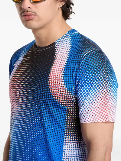 Soar Gradient-print T-shirt In Blue