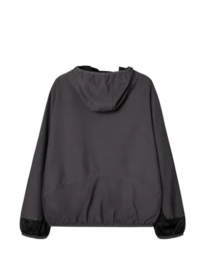 A-cold-wall* Logo-print Mesh-panel Jacket In Gray