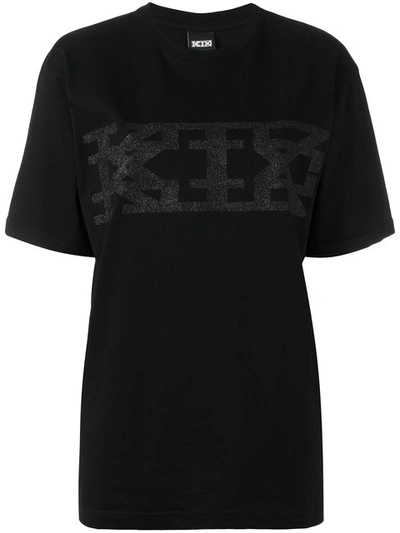 Ktz Ts 02 A Sparkling Logo T-shirt In Nero