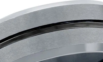 Blackjack Stripe Tungsten Ring In Gray