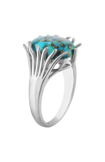 Fzn Turquoise Statement Ring In Turquoise