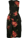 SIMONE ROCHA Sleeveless Floral Dress,DRYCLEANONLY