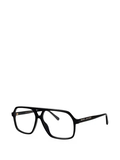 Marc Jacobs Pilot-frame Glasses In Black