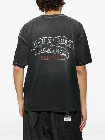 Represent Graphic-print T-shirt In Black