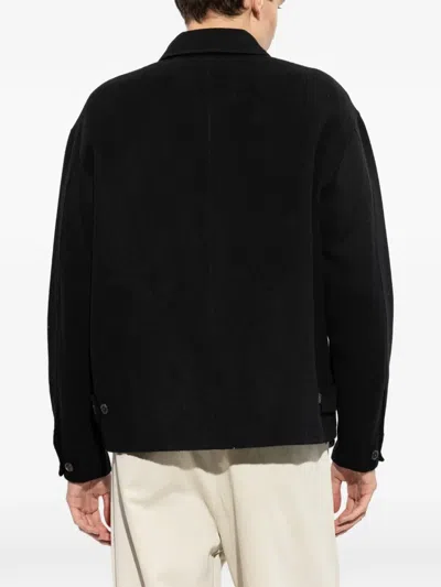 Frame Wool Jacket In Black