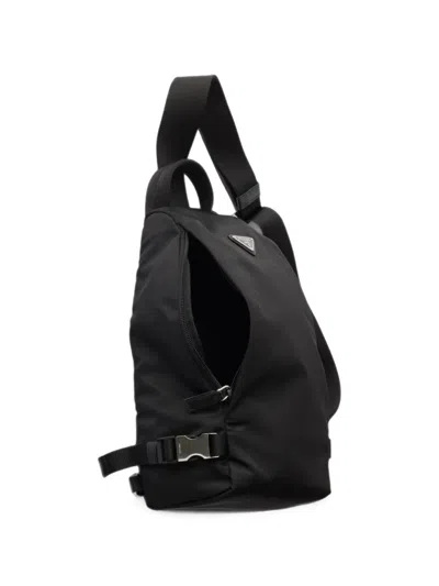 Prada Re-nylon And Saffiano Leather Backpack In Pattern