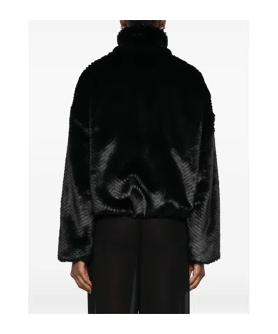 Forte Forte Chevron-pattern Jacket In Black