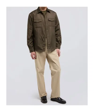 Aspesi Patch-pocket Shirt Jacket In Brown