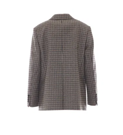 Dunst Houndstooth-pattern Blazer In Multi