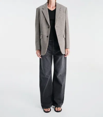 Dunst Houndstooth-pattern Blazer In Multi