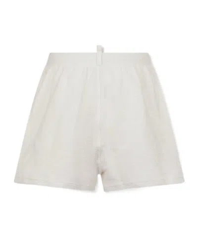 Dsquared2 Drawstring Shorts In Neutral