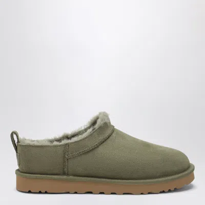 Ugg Burnt Olive Classic Micro Ankle Boots In Multi