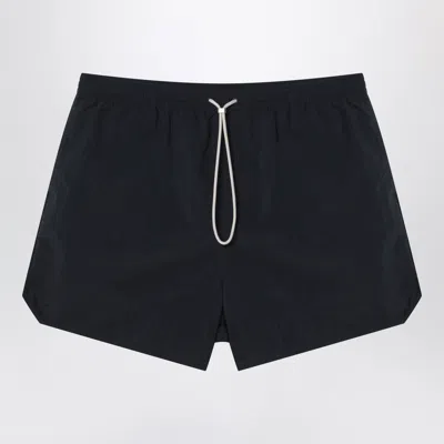 Essentials Drawstring Swim Trunks In Black