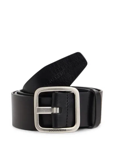 Dsquared2 Basic Buckle Belt In Black