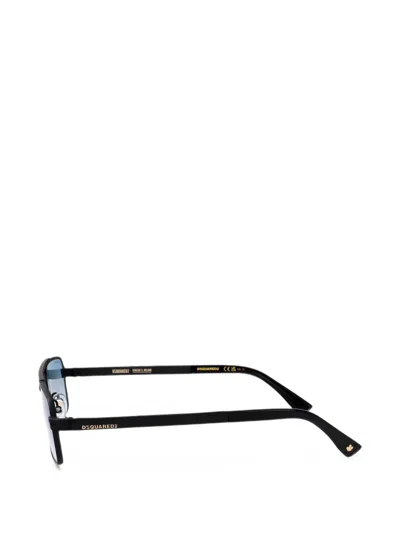 Dsquared2 Rectangle-frame Sunglasses In Black