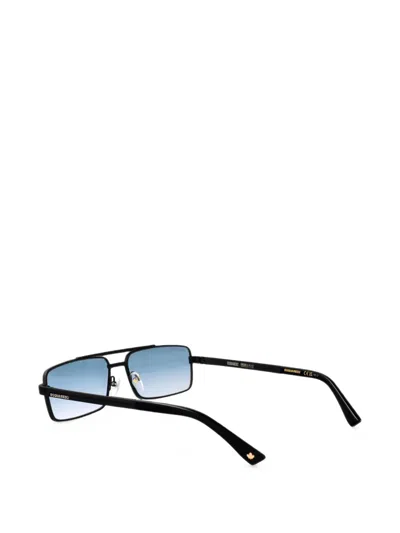 Dsquared2 Rectangle-frame Sunglasses In Black
